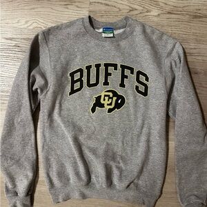 Champion Gray Colorado Buffs Crewneck Sweatshirt size small